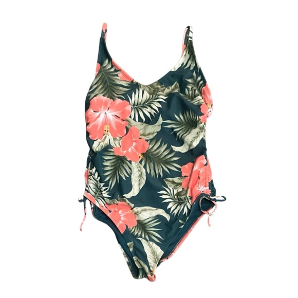 NWOT Kona Sol one Piece Tropical Print Swimsuit - Picture 12 of 12